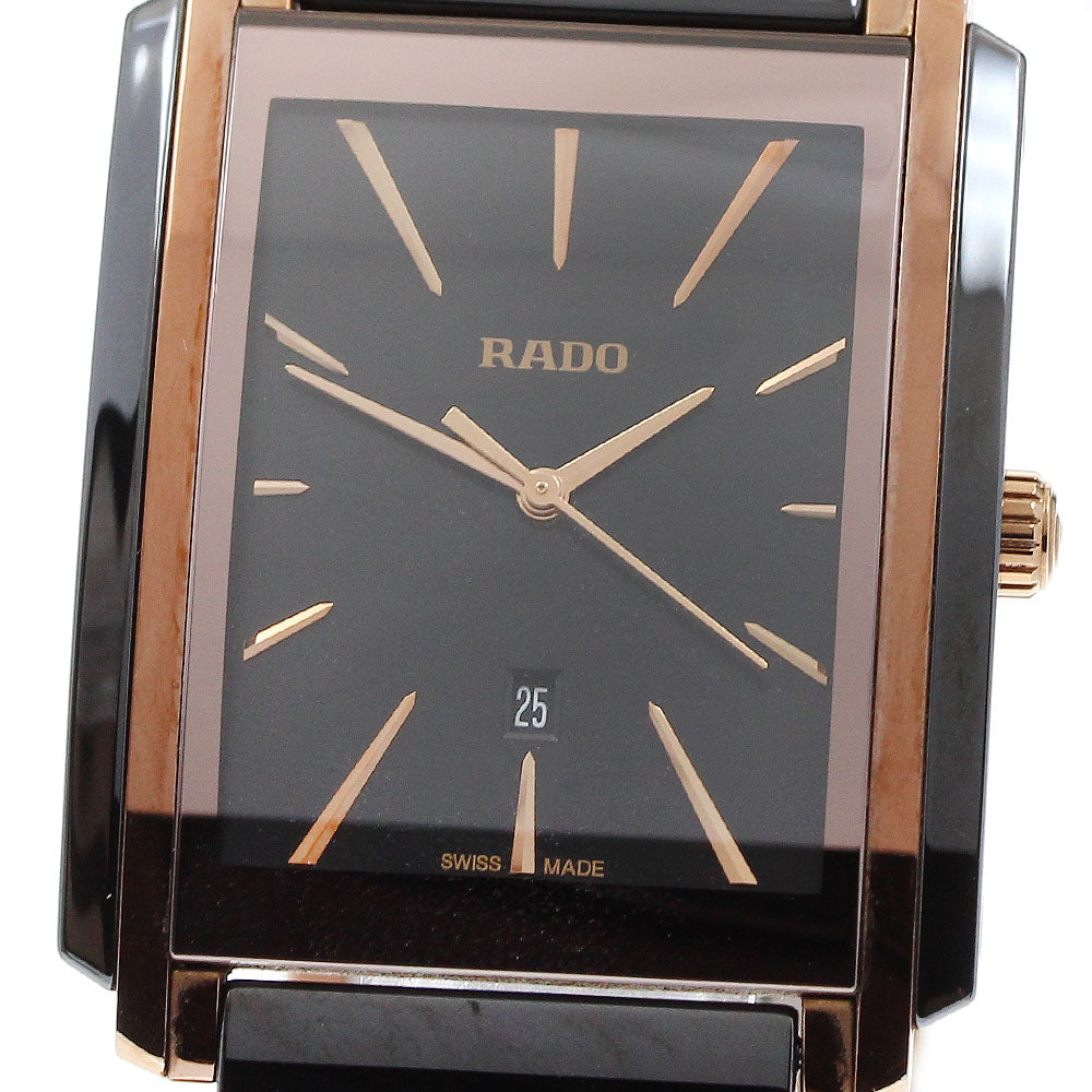 RADO integral 212.0962.3 Date black Dial Quartz Men's Watch_912403