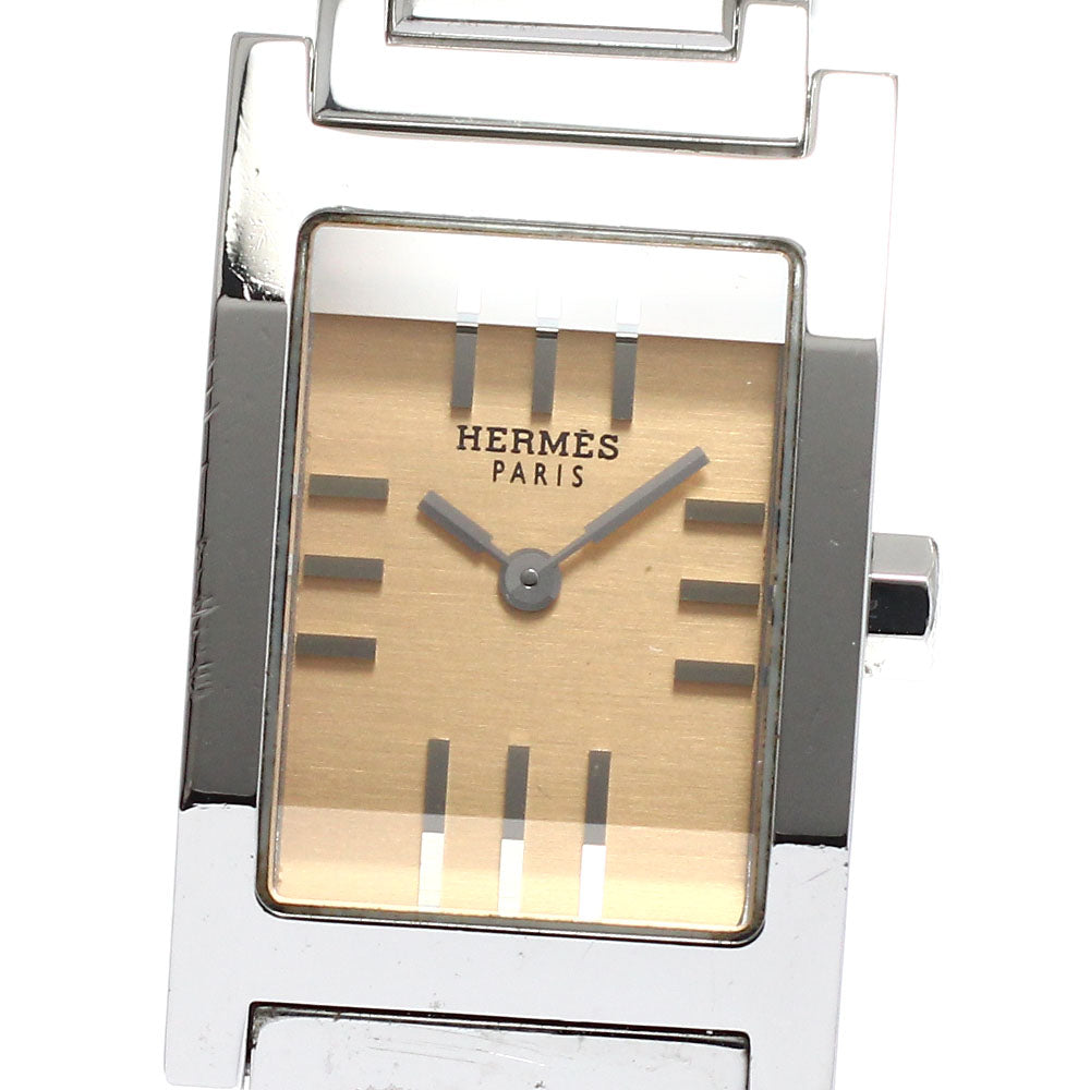 HERMES tandem TA1.210 Orange Dial Quartz Ladies Watch_912407