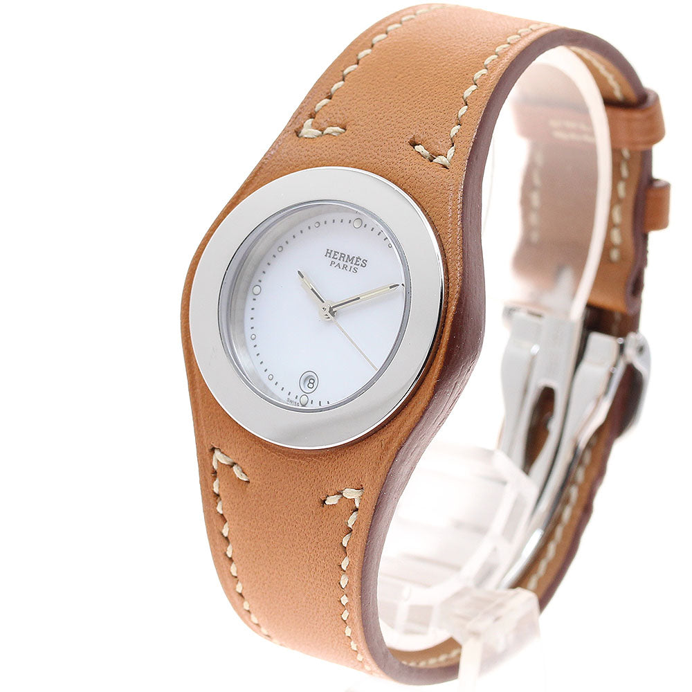 HERMES Arne HA3.210 Date white Dial Quartz Ladies Watch_912408