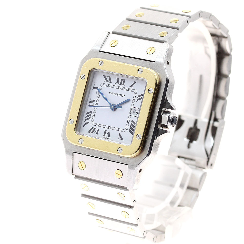 CARTIER Santos GalbeeLM 81036288 Date white Dial Automatic Men's Watch_912410