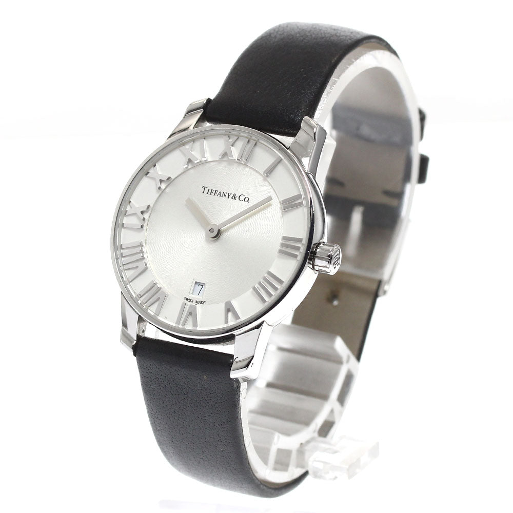 TIFFANY&Co. Atlas Dome Date Silver Dial Quartz Ladies Watch_912414