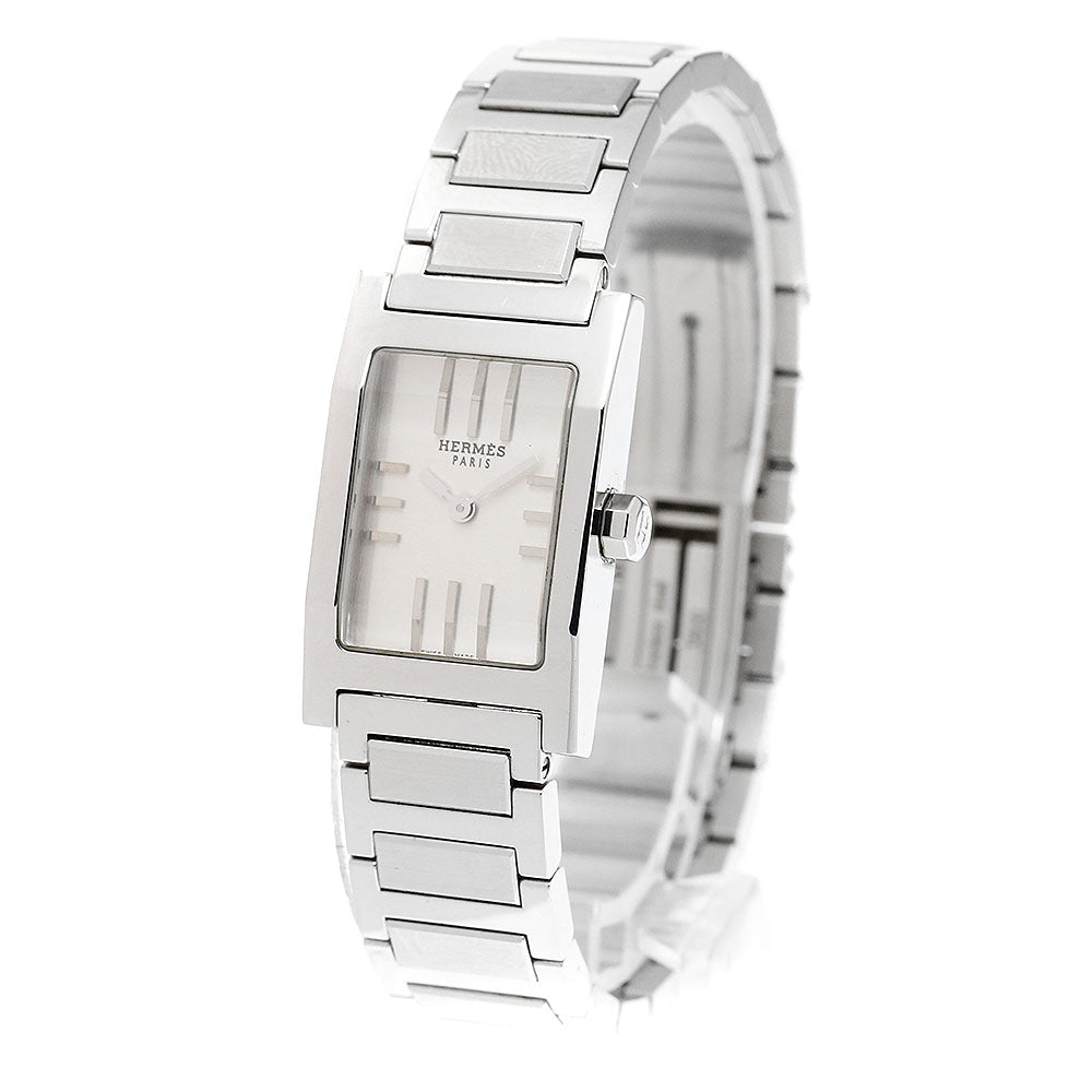HERMES Tandem TA1.210 Silver Dial Quartz Ladies Watch_912415