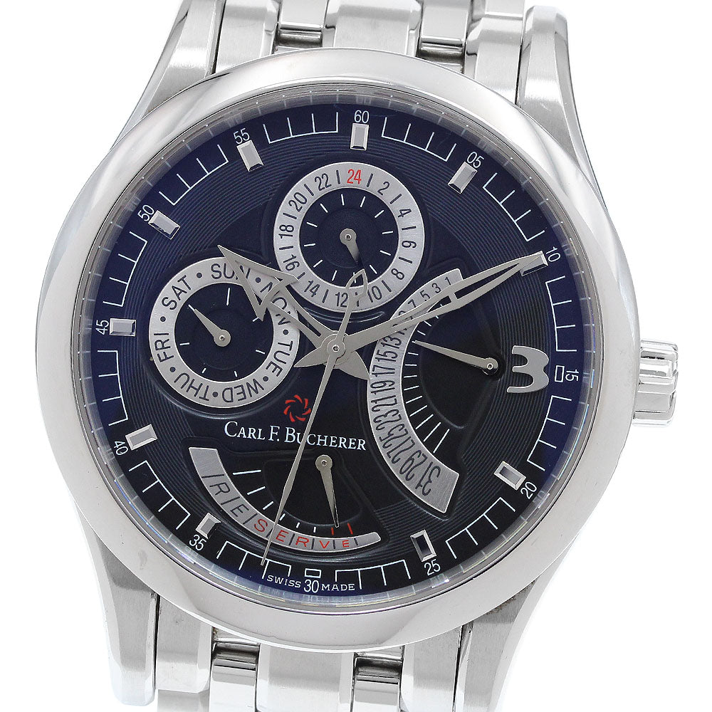 CARL F.BUCHERER Manero Retrograde 00.10901.08.36.21 Automatic Men's_912417