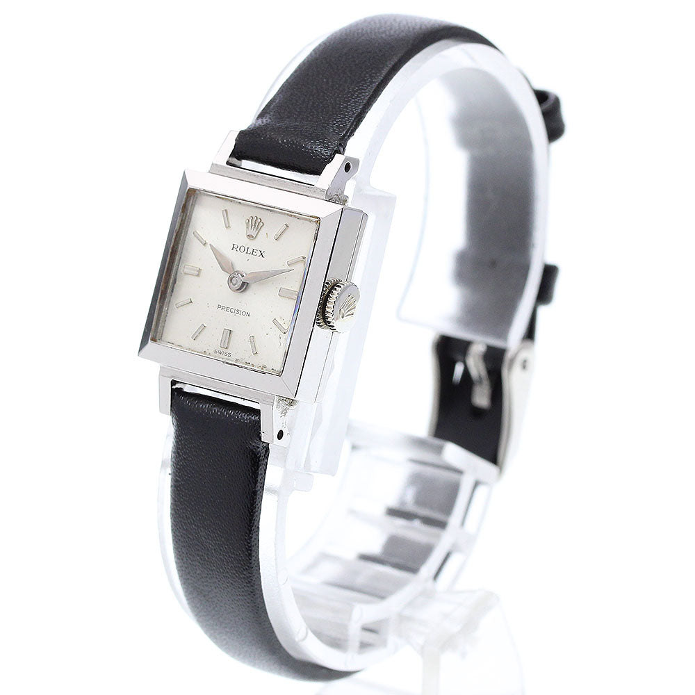 ROLEX Precision 3408 Cal.131 Silver Dial Hand Winding Ladies Watch_912427