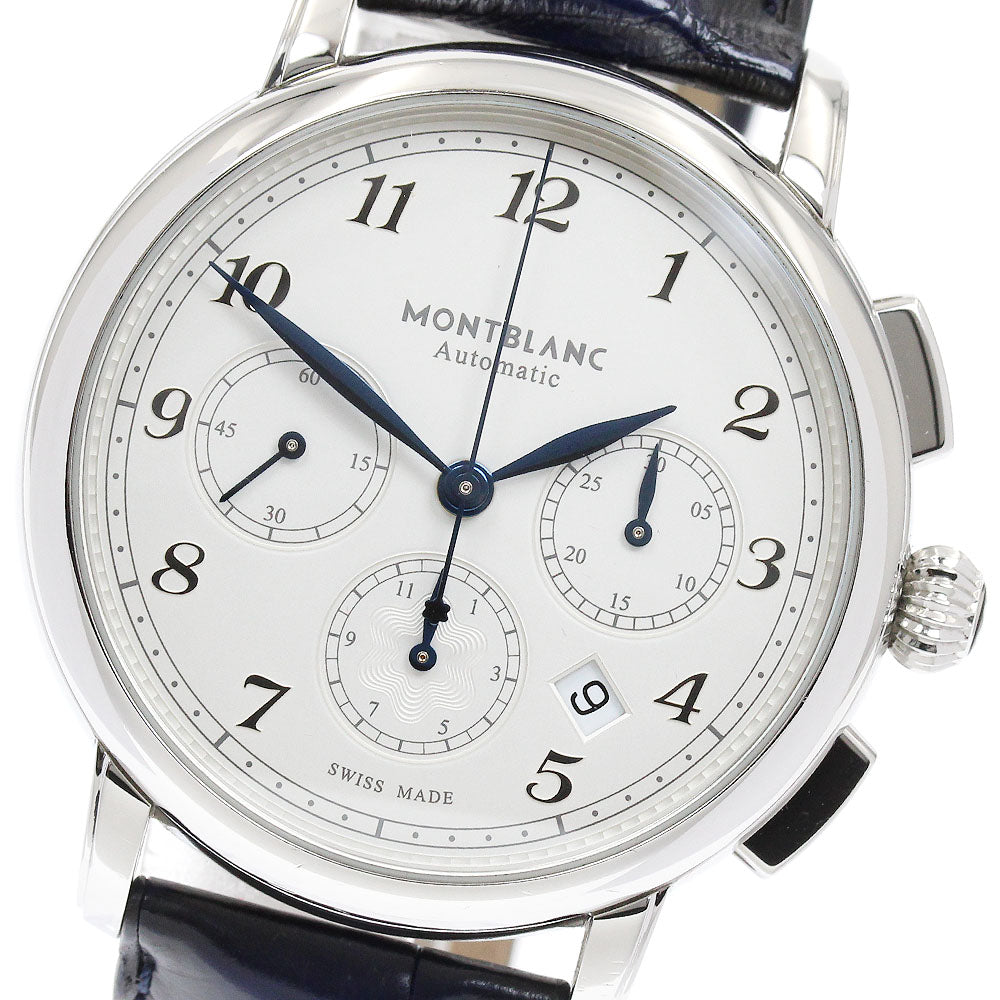 MONTBLANC Star Legacy 118514 Chronograph Silver Dial Automatic Men's Watch_912436