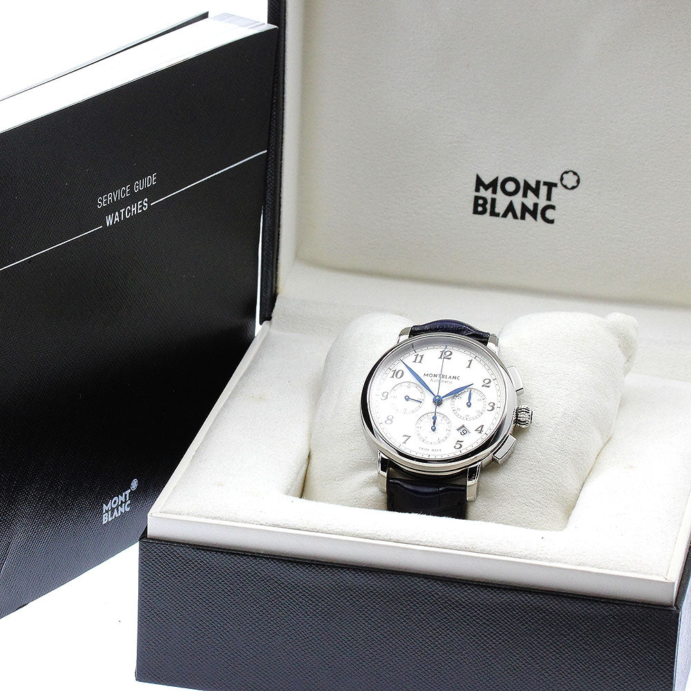 MONTBLANC Star Legacy 118514 Chronograph Silver Dial Automatic Men's Watch_912436