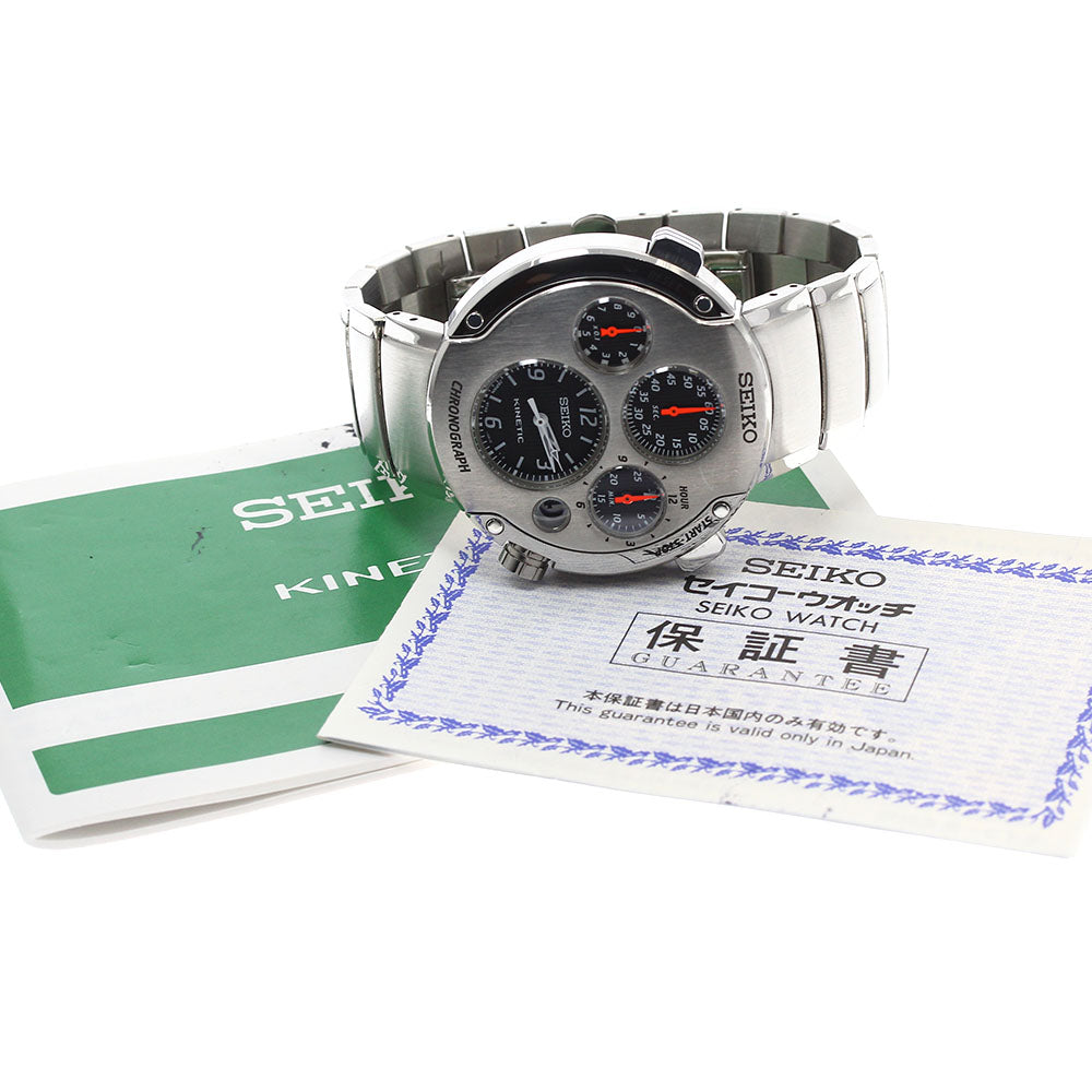SEIKO Kinetic Chrono SBXZ001/9T82-0A10 Limited first model Men's Watch_912451