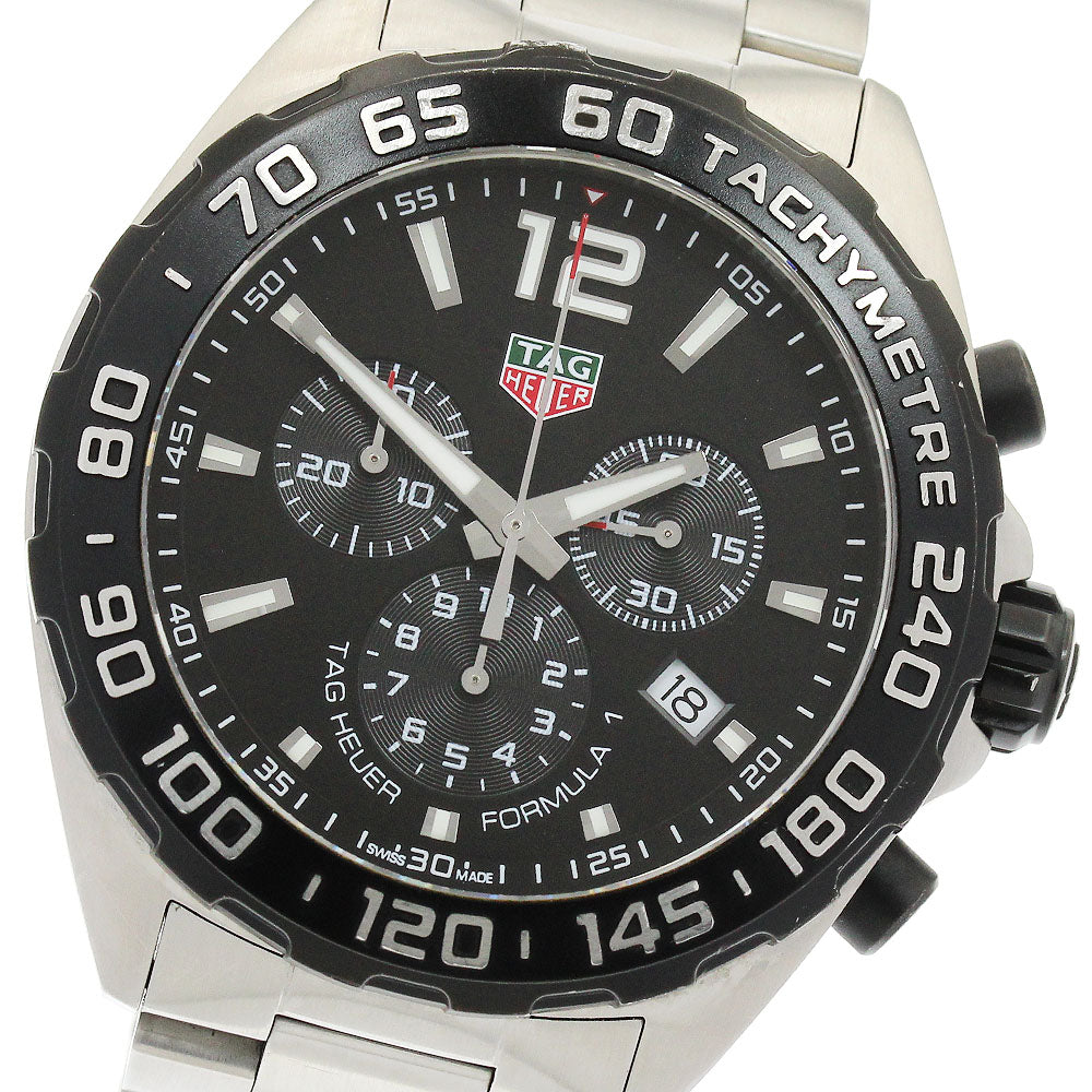 TAG HEUER Formula 1 CAZ1010 Chronograph Date black Dial Quartz Men's_912482