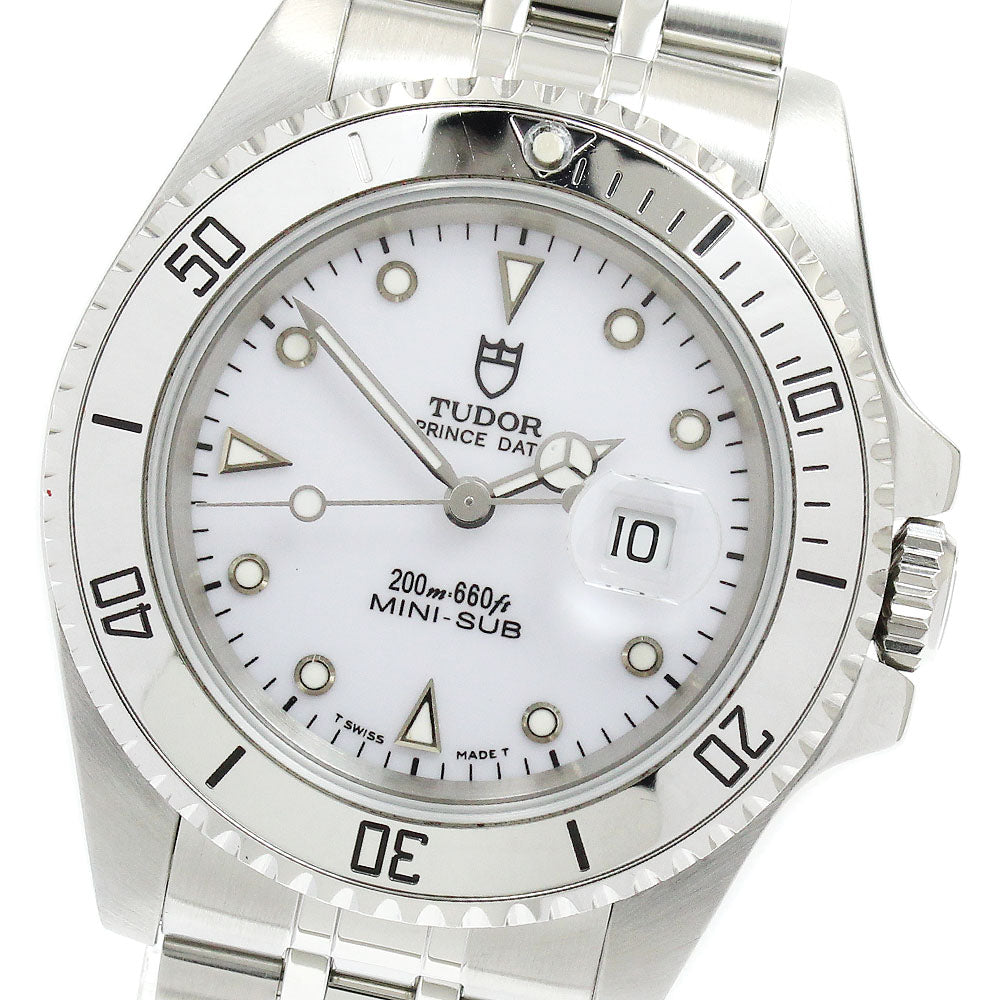 TUDOR Prince Date Mini Sub 73190 White Dial Automatic Boy's Watch_912489