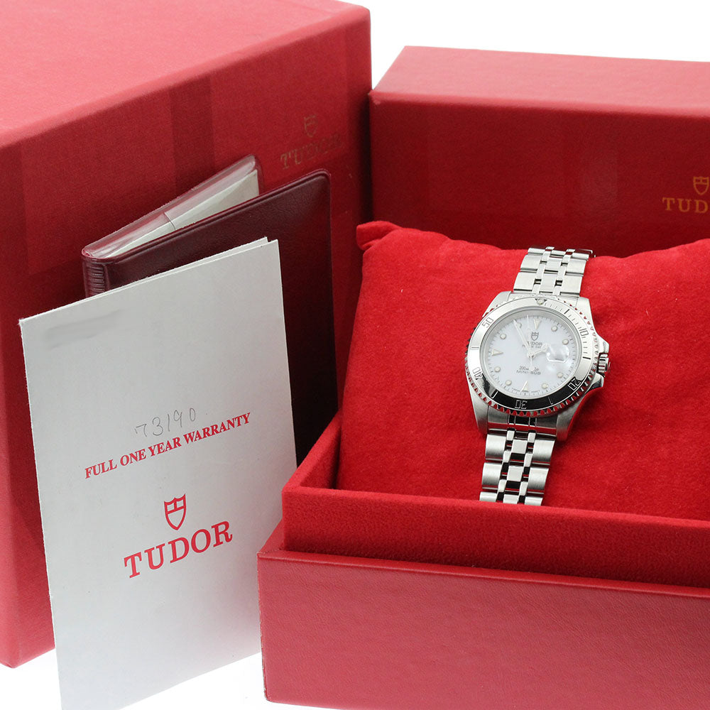 TUDOR Prince Date Mini Sub 73190 White Dial Automatic Boy's Watch_912489