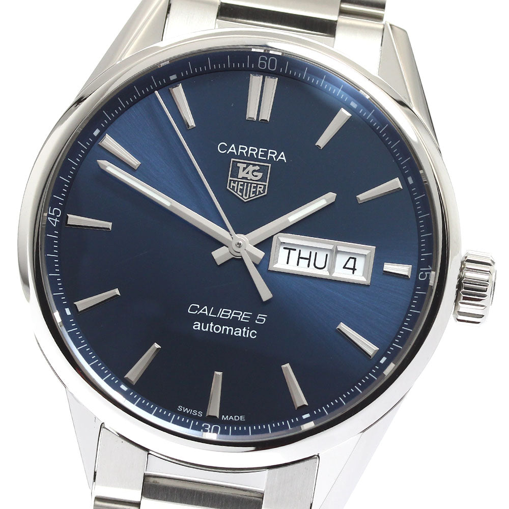 TAG HEUER Carrera Caliber 5 WAR201E Day date Navy Dial Automatic Men's_912499