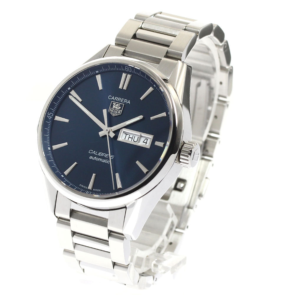 TAG HEUER Carrera Caliber 5 WAR201E Day date Navy Dial Automatic Men's_912499