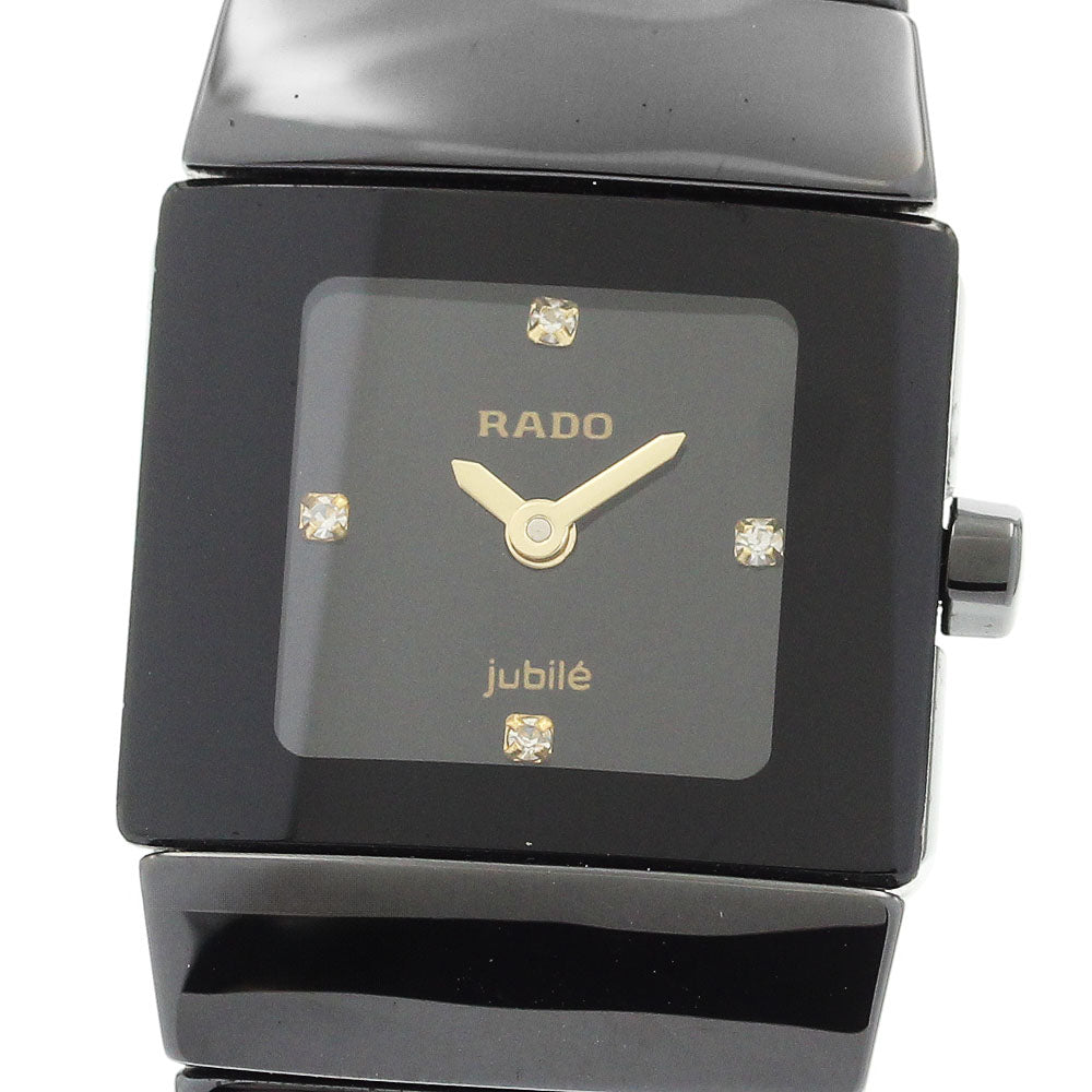 RADO Diaster Sintra 538.0434.3 4P diamond black Dial Quartz Ladies Watch_912507