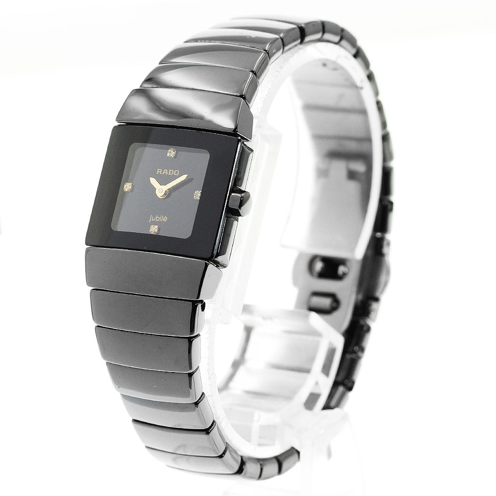 RADO Diaster Sintra 538.0434.3 4P diamond black Dial Quartz Ladies Watch_912507