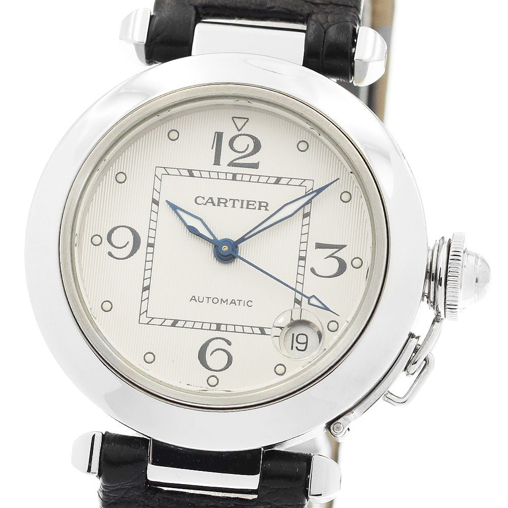 CARTIER Pasha C W3106199 Date Silver Dial Automatic Boy's Watch_912520