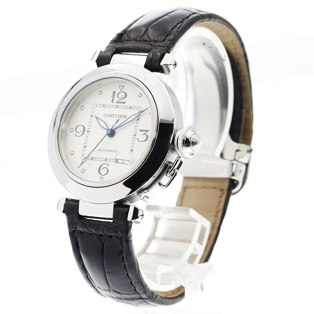 CARTIER Pasha C W3106199 Date Silver Dial Automatic Boy's Watch_912520