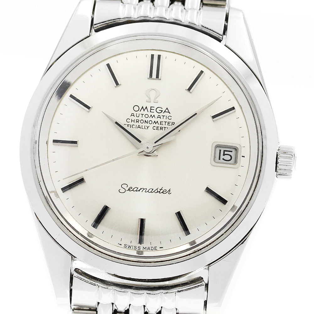 OMEGA Seamaster 166.010/168.024 Date Silver Dial Automatic Men's Watch_912525