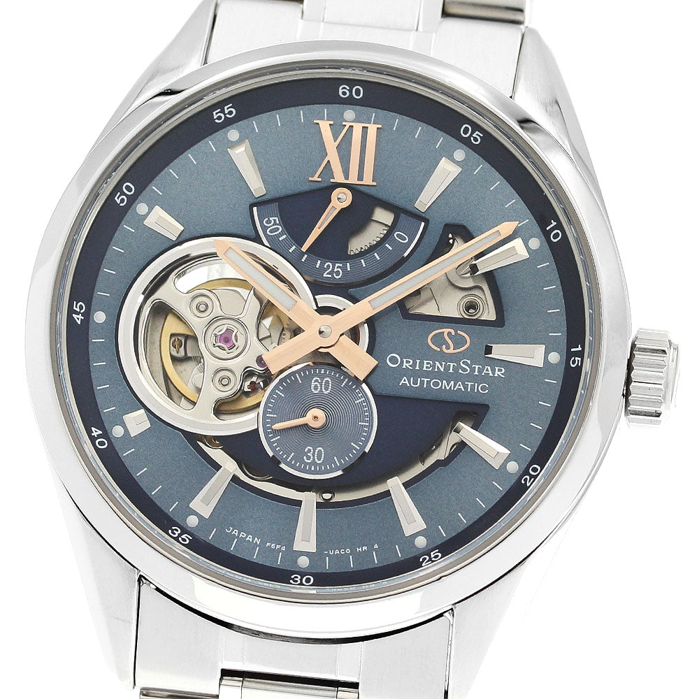 ORIENT Orient star modern skeleton F6F4-UAB0/RK-AV0009L Power reserve Navy Dial Automatic Men's Watch_912534