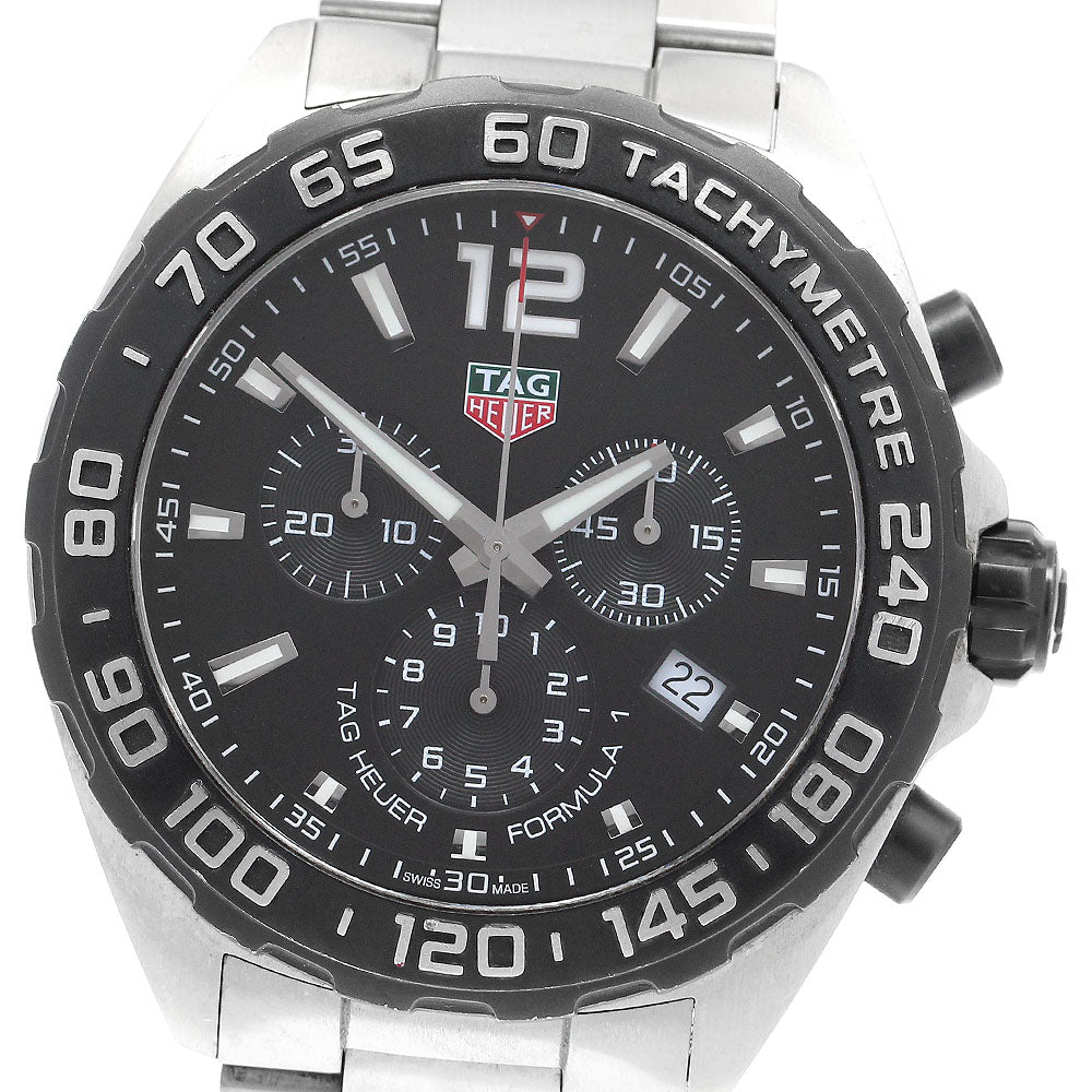 TAG HEUER Formula 1 CAZ1010 Chronograph Date black Dial Quartz Men's_912541