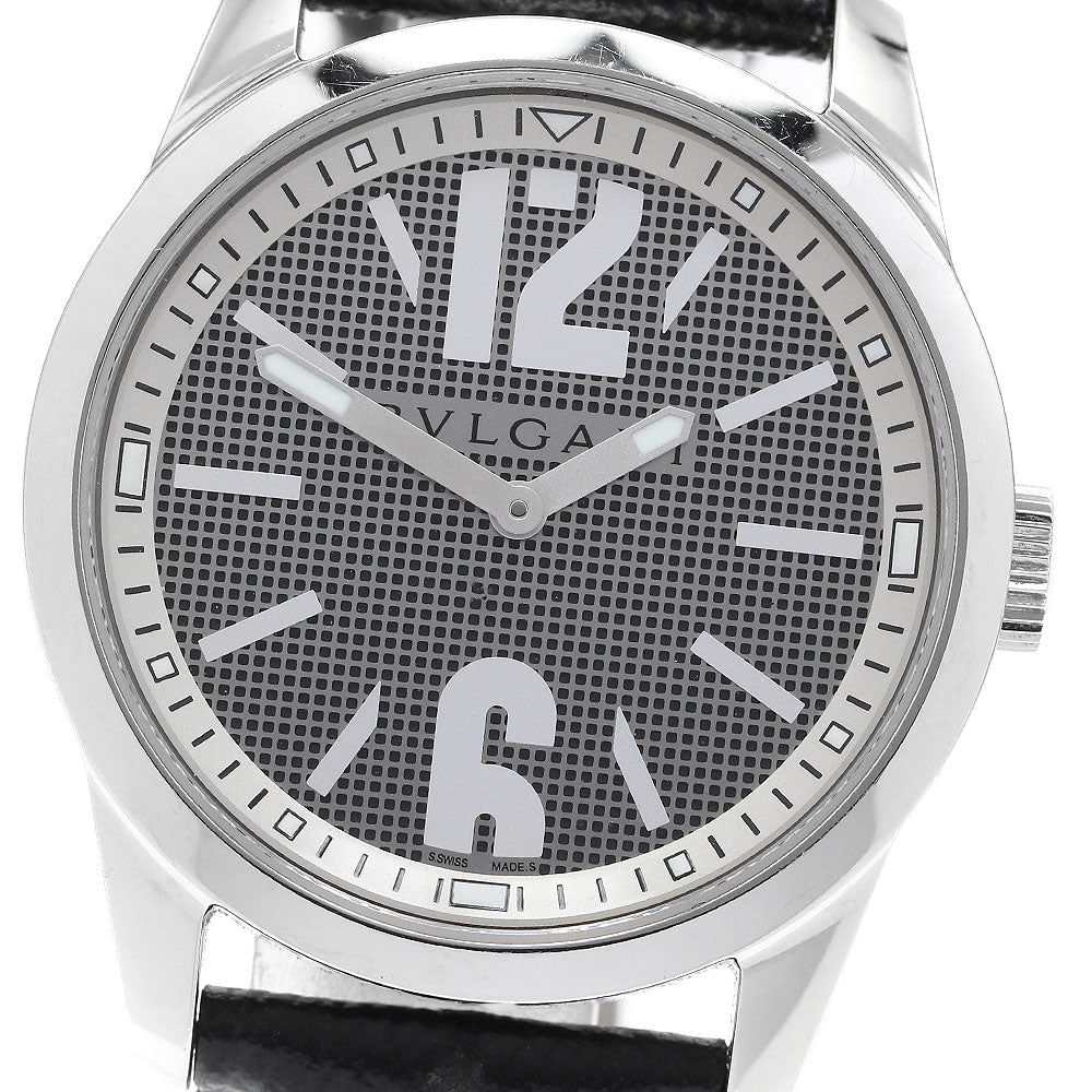BVLGARI Solo tempo ST37S black Dial Quartz Men's Watch_912546