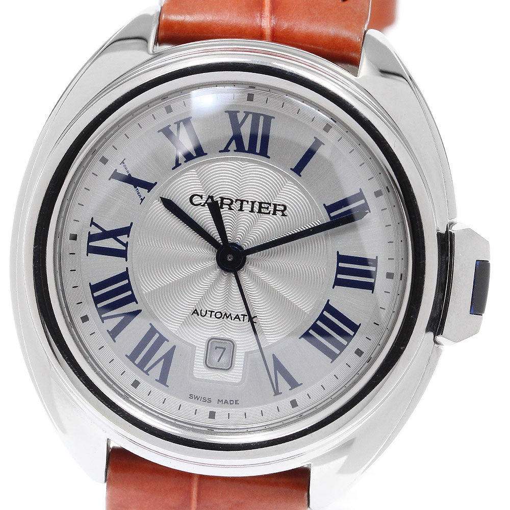 CARTIER Cres de Cartier WSCL0016 Date Silver Dial Automatic Ladies Watch_912548