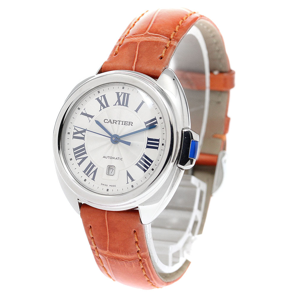 CARTIER Cres de Cartier WSCL0016 Date Silver Dial Automatic Ladies Watch_912548