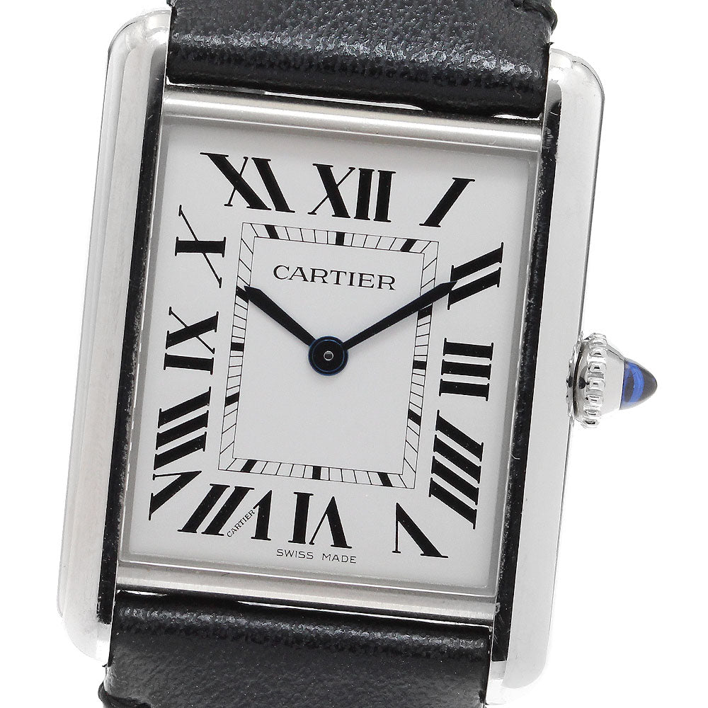 CARTIER tank mast LM WSTA0059 Solar Powered Beat Quartz Boy's Watch_912553