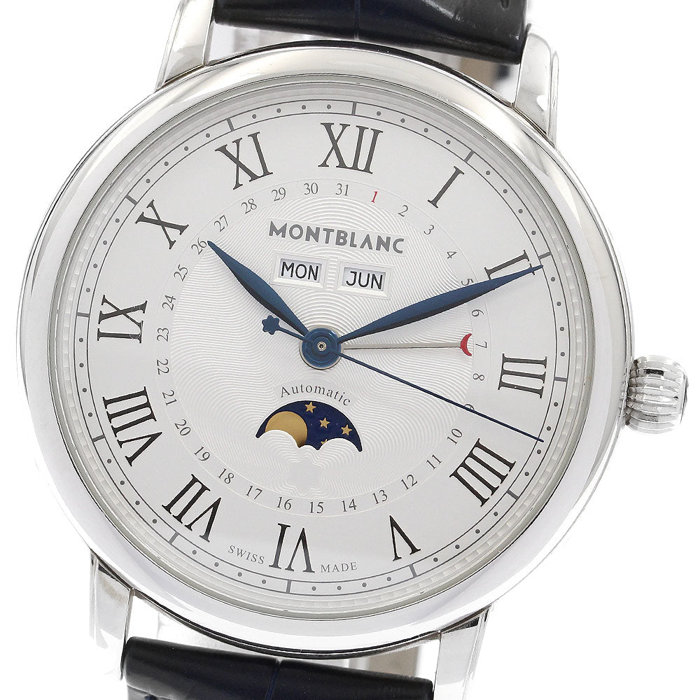 MONTBLANC Star Legacy 7474/MB119955 Moon phase Triple calendar Silver Dial Automatic Men's Watch_912557