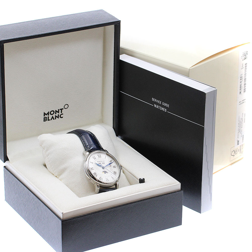 MONTBLANC Star Legacy 7474/MB119955 Moon phase Triple calendar Silver Dial Automatic Men's Watch_912557