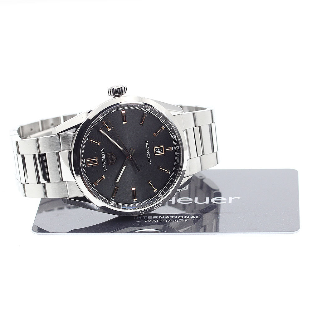 TAG HEUER Carrera Caliber 5 WBN2113 Date black Dial Automatic Men's Watch_912561