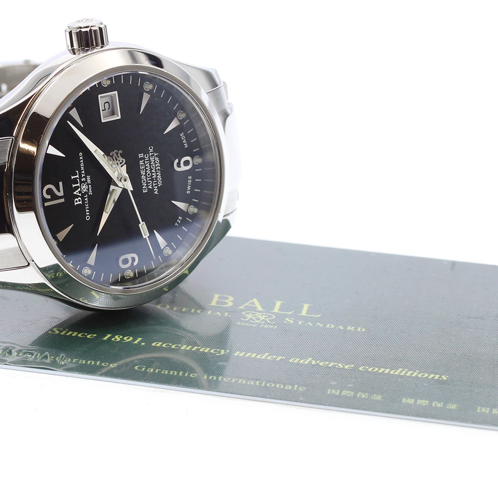 BALLWATCH Engineer II Ohio NM1026C Date Black Dial Automatic Men's Watch_912565