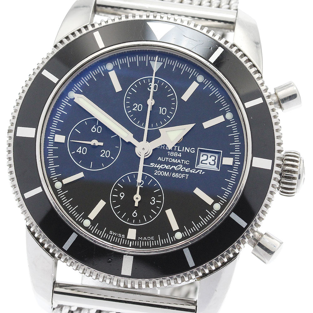 BREITLING Superocean Heritage A13320 Chrono black Dial AT Men's Watch_912566