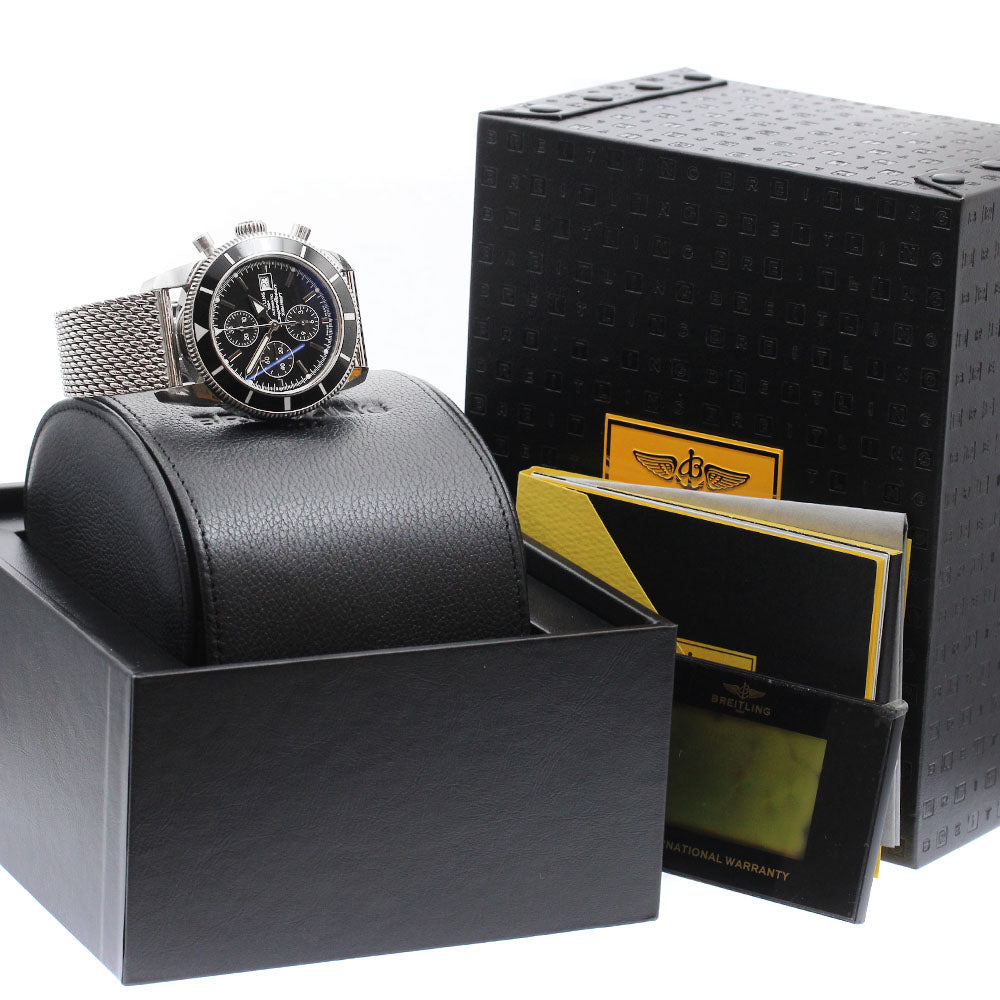 BREITLING Superocean Heritage A13320 Chrono black Dial AT Men's Watch_912566