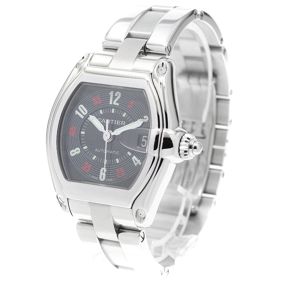 CARTIER Roadster LM W62002V3 Date black Dial Automatic Men's Watch_912571