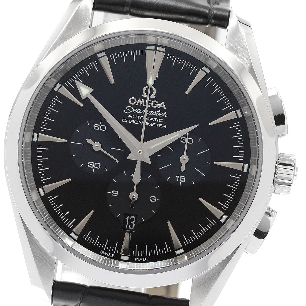 OMEGA Seamaster Aqua Terra 2812.50.31 Date Chronograph black Dial Automatic Men's Watch_912581