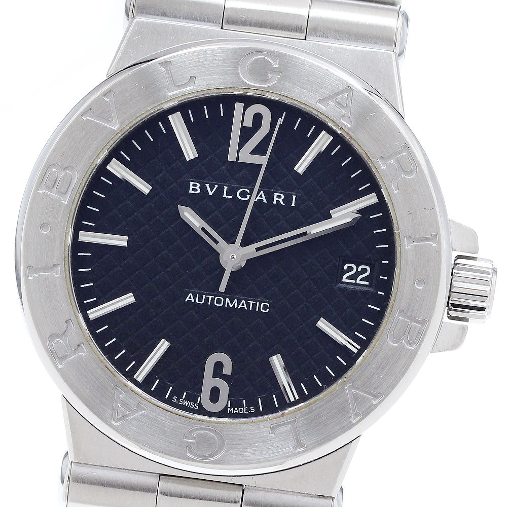 BVLGARI Diagono DG35S Date black Dial Automatic Men's Watch_912592
