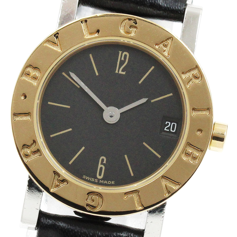 BVLGARI BVLGARIBVLGARI BB23SGLD Date black Dial Quartz Ladies Watch_912595