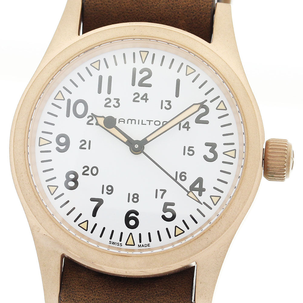 HAMILTON Khaki Field Mechanical Bronze H694590 Hand Winding Men's_912603
