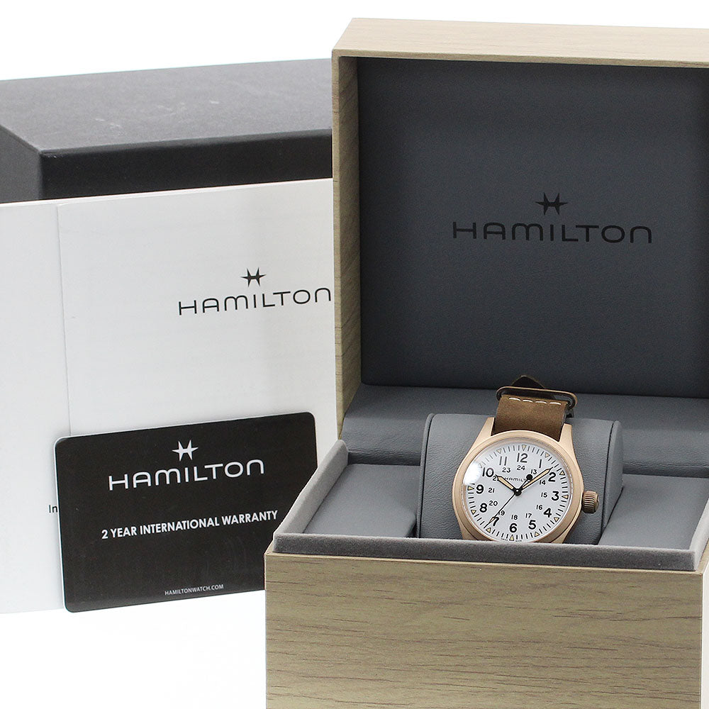HAMILTON Khaki Field Mechanical Bronze H694590 Hand Winding Men's_912603