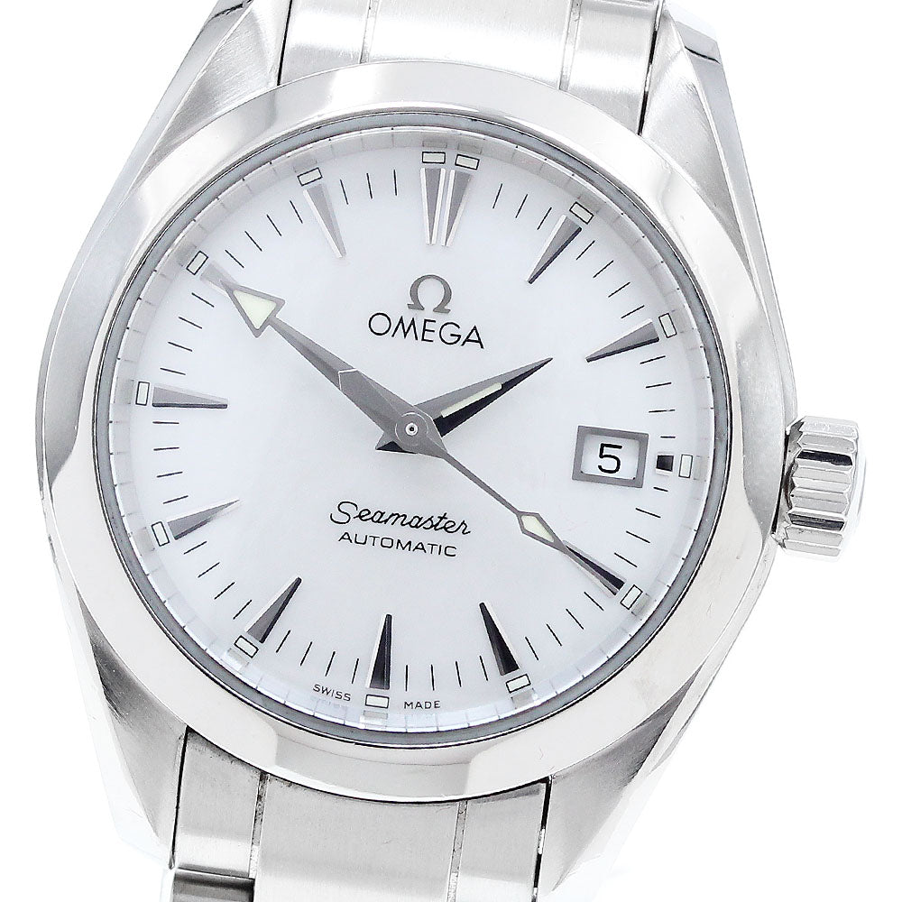 OMEGA Seamaster Aqua Terra 2573.70 Date White shell Dial Automatic Ladies Watch_912605
