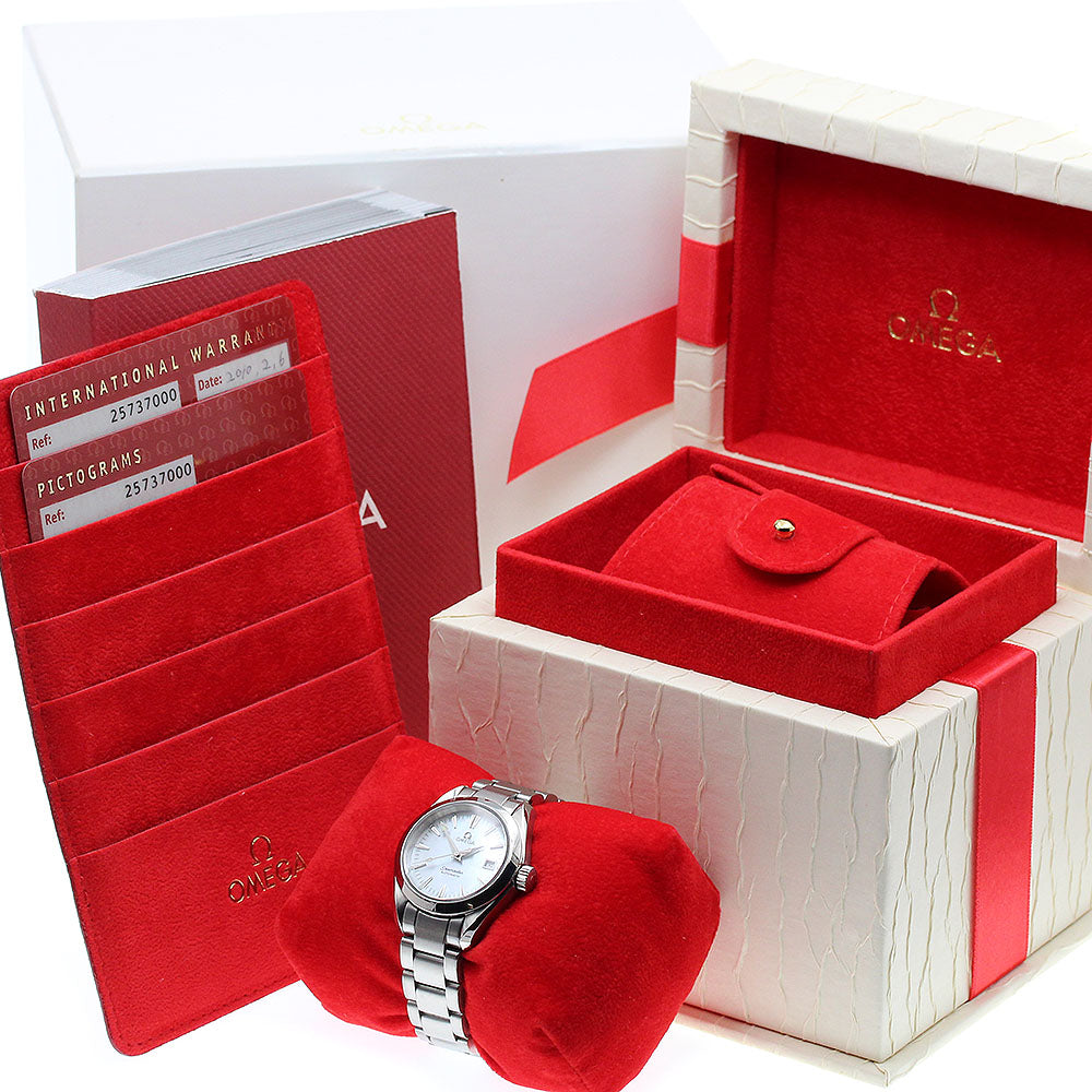 OMEGA Seamaster Aqua Terra 2573.70 Date White shell Dial Automatic Ladies Watch_912605