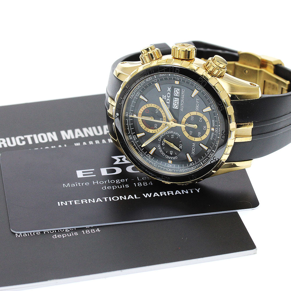 EDOX Grand Ocean 01123-37J5-NID5 black Dial Automatic Men's Watch_912617