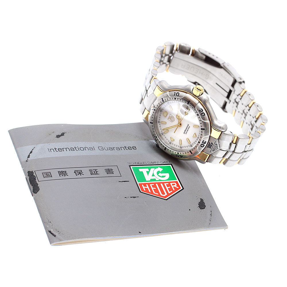 TAG HEUER 6000 series WH1151-K1 Date white Dial Quartz Men's Watch_912677