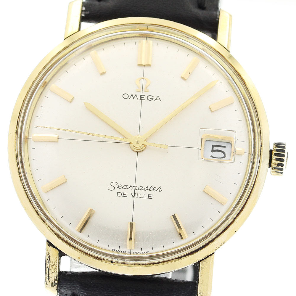 OMEGA SeamasterDe Ville Date Cross line Silver Dial Automatic Men's Watch_912686