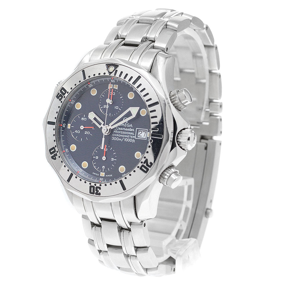 OMEGA Seamaster300 2598.80 Chronograph Navy Dial Automatic Men's Watch_912687