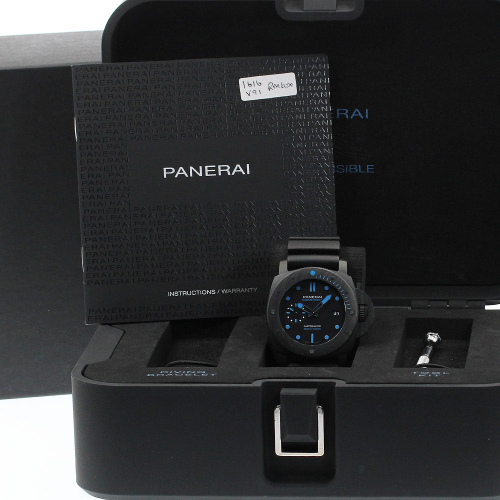 PANERAI Submersible Carbotech PAM01616 Small Second Automatic Men's Watch_912716