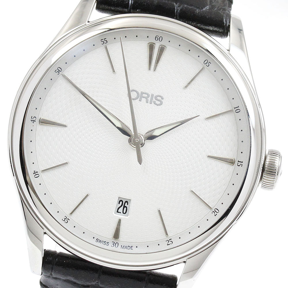 ORIS Artelier 01 733 7721 4051 Date Silver Dial Automatic Men's Watch_912751