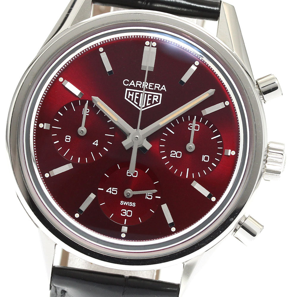 TAG HEUER Carrera Caliber Heuer 02 CBK221G Limited to 600 pieces worldwide, chronograph Red Dial Automatic Men's Watch_912760