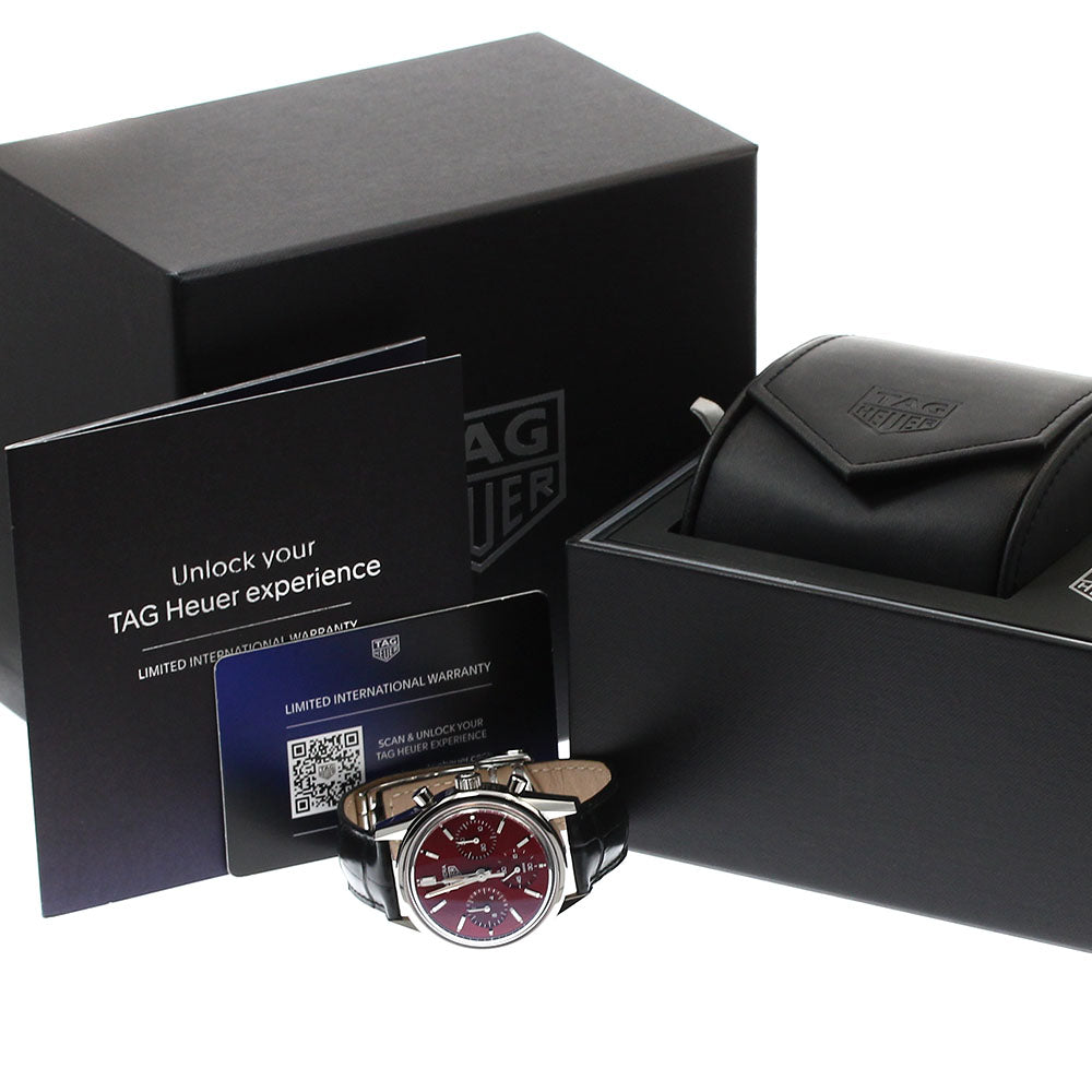 TAG HEUER Carrera Caliber Heuer 02 CBK221G Limited to 600 pieces worldwide, chronograph Red Dial Automatic Men's Watch_912760