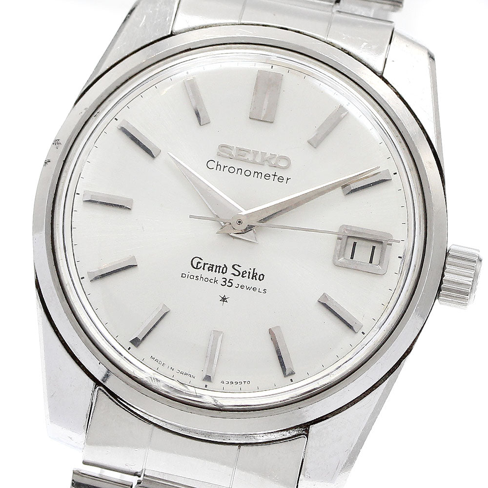 SEIKO Grand Seiko 43999 Cal.430 Date Silver Dial Hand Winding Men's Watch_912818